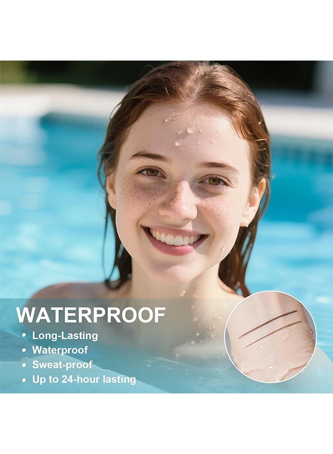 سويكي قلم كحل منقط، قلم نمش محاكي، قلم مكياج نمش طبيعي وواقعي، لون نمش سحري، مقاوم للماء ويدوم طويلاً، قلم نقطي ناعم، لمكياج طبيعي وسهل يشبه تأثير الشمس -#01 بني فاتح - Image 4